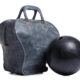 Vintage bowling balls that may contain asbestos dust or filler material