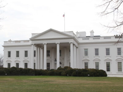 White House East Wing demolition area with asbestos safety concerns
